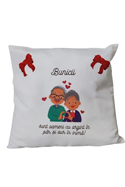 OEM Pernă cu mesaj pentru bunici, 40x40 cm
