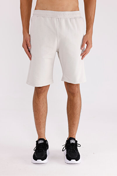 Rowinger Yumuşak Dokulu Lastikli Bel Yan Cepli Rahat Kalıp Diz Hizası Logo Na...