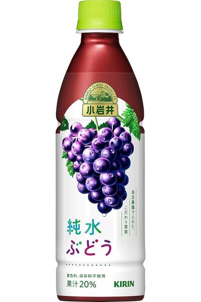 koiwai ماء نقي بنكهة العنب 430 مل