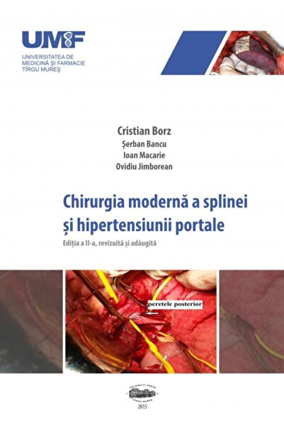 Editura University Press Chirurgia moderna a splinei si hipertensiunii port
