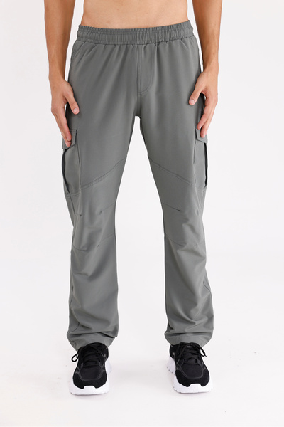 Rowinger بنطلون رياضي بخصر مطاطي وتصميم مريح مع جيوب جانبية وتفاصيل من الخرز