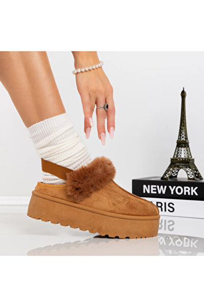 Enas Γυναικεία Τσόκαρα UG SL-726 Ανοιχτό Καφέ