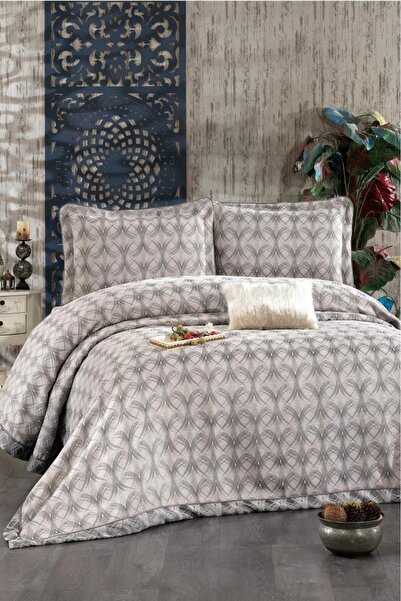 Çeyiz Diyarı Podyum Chenille Double Bedspread 260X260 cm Mink