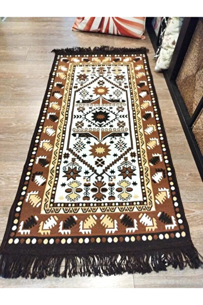 OEM Traditional double-sided rug, 60 x 120 cm, purple H&H 1077