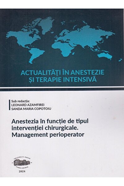 Editura University Press News in anesthesia and intensive care. Ane