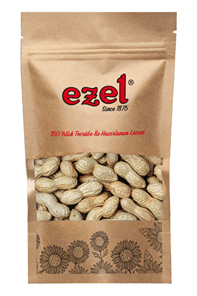EZEL Kuruyemiş Kabuklu Çiğ Yer Fıstığı 1000gr – Taze ve Doğal - Zipli Ambalaj