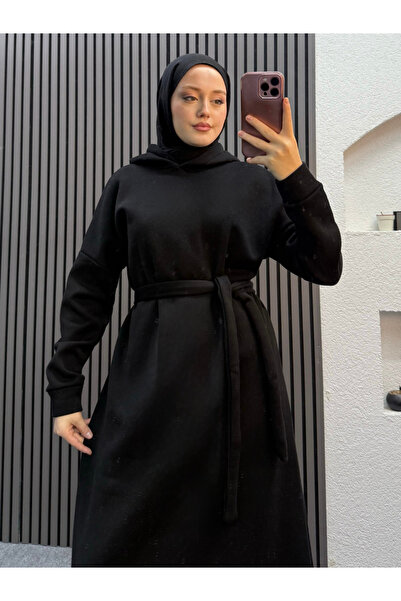 ENSA TESETTUR Φόρεμα Lale Sweat-Μαύρο