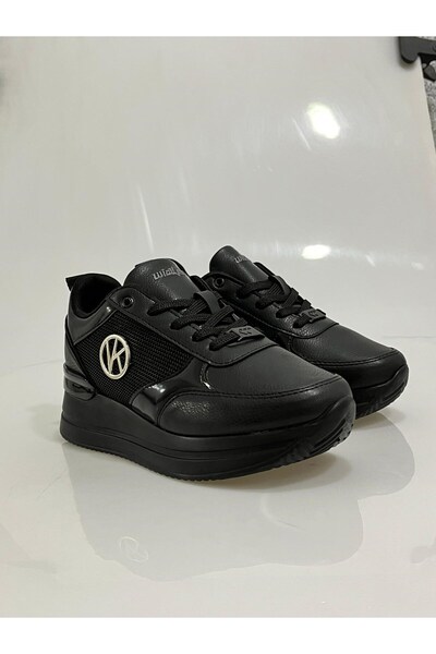 Wickers 2927 Wickers-3 Siyah-Füme Hafif Dolgu Spor Ayakkabısı