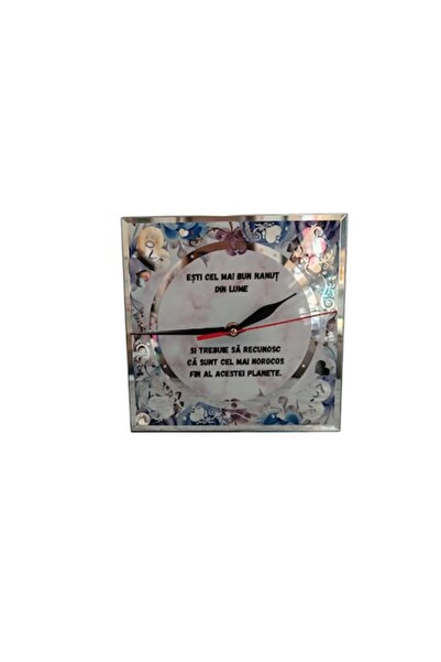 OEM Ceas de sticlă - Ești cel mai bun Nanut din lume; eu sunt cel mai norocos...