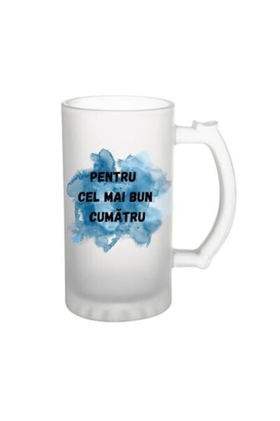 OEM Cană de bere personalizată pentru cel mai bun naș