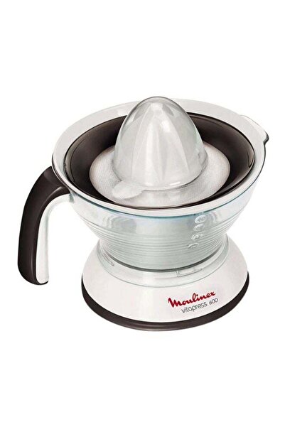 Moulinex Vitapress 600 ml Citrus Electric Juicer - White/Silver/Black
