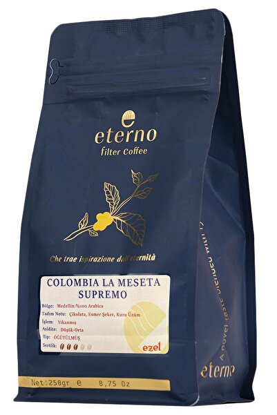 Eterno قهوة مفلترة مطحونة من كولومبيا لا ميسيتا سوبريمو - 250 جرام