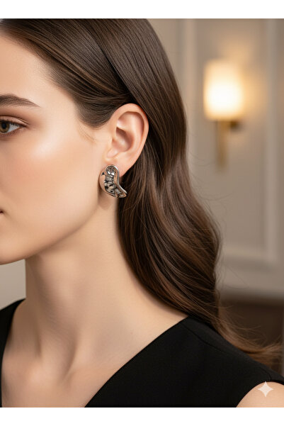 Gizemce Butik Çelik Paslanmaz Küpe