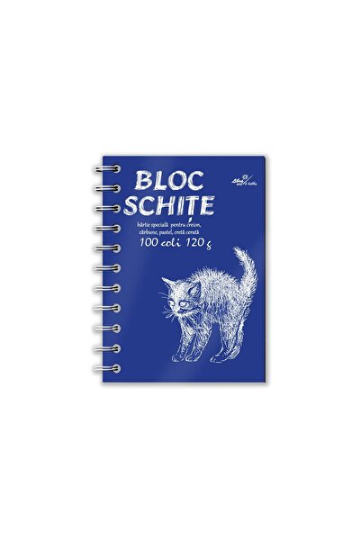 Libra Bloc de schițe A6, 100 de coli carton 120 g/m², coperți rigide