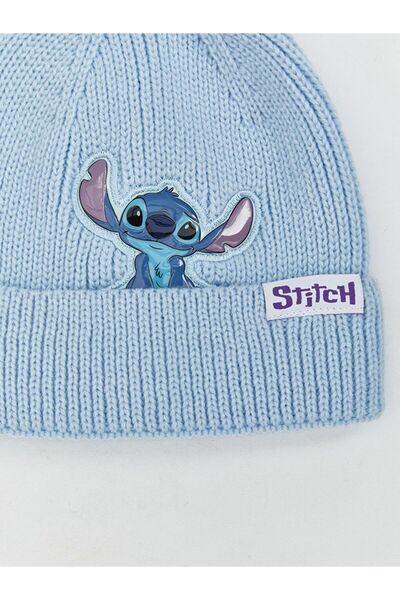 LC Waikiki LCW ACCESSORIES Stitch Nakışlı Kız Çocuk Bere