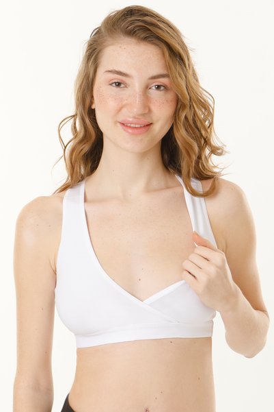 par lingerie pl 3'lü Emzirme Pamuklu Sporcu Büstiyeri