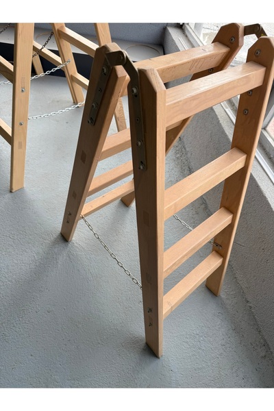 Genel Markalar 4+4 Çift çıkışlı Ahşap merdiven