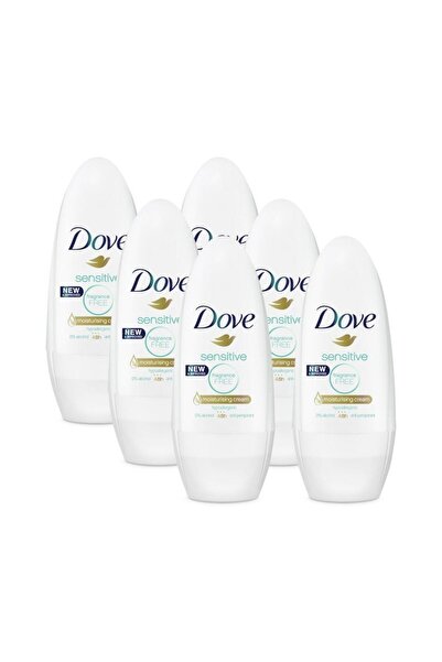 Dove Sensitive Antiperspirant Roll On Sensitive 40mL 6 pack