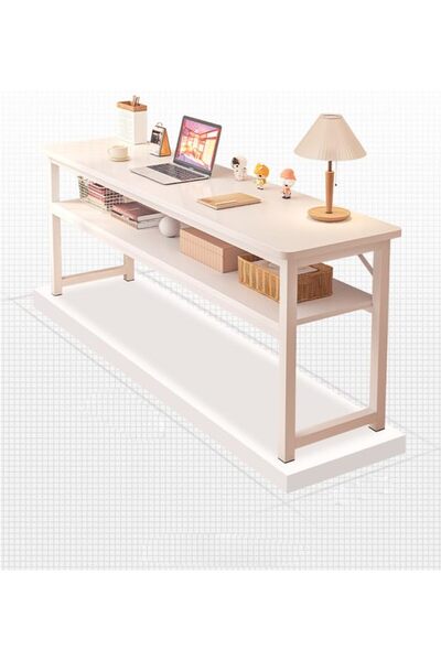 KEKE Double Layer Computer And Home Desk Long Table 140 CM