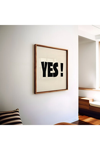 ARTHOUSECOLLECTIVE DA! - Tipografie minimă - Poster pătrat - Poster fără cadr...