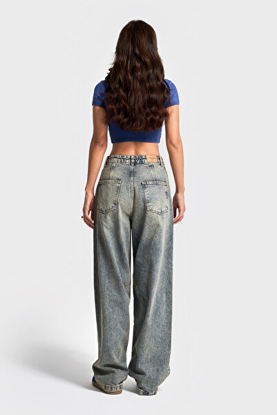 its basic Жіночі джинси кольору T.Kot 4w5-85 Barrel Fit з кишенями, 100% бавовна, дизайн Denim Jean