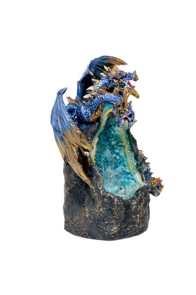 OEM Dragon in Crystal Cave Backflow Incense Fountain for Aromatherapy and Meditation