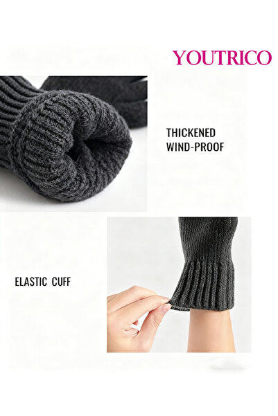 Youtrico Alpaca Wool Touchscreen Gloves - Unisex Winter Warmth