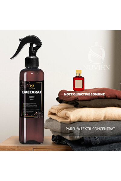 Nuvien Set of 2 Laundry Spray Perfumes – Baccarat Inspired Scent, 200ml