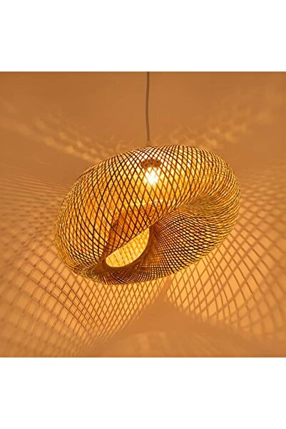 ACCEPT Spiral Hanging Bamboo Chandelier 40 cm