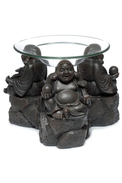 OEM Lampă ceramică pentru difuzarea uleiului esențial „Trei Buddha”