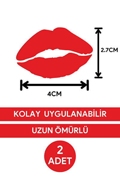 Baskı Babası Plaka Öpücük Sticker Etiket Motor Araba 2 Adet