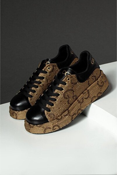 NO BRAND Pantofi Sport Dama GG Stralucitor Alb