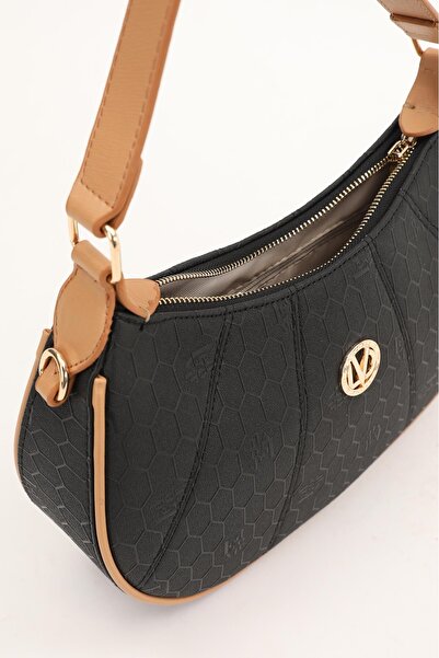 Levidor Black Camel Women's Shoulder Bag 930199