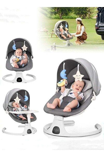 Lichico Baby Swing for Infant with Dining Table, Portable Babies Rocker Chair