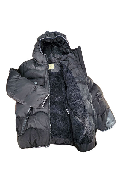 fantasialand Boys' winter jacket, HTB 111, black