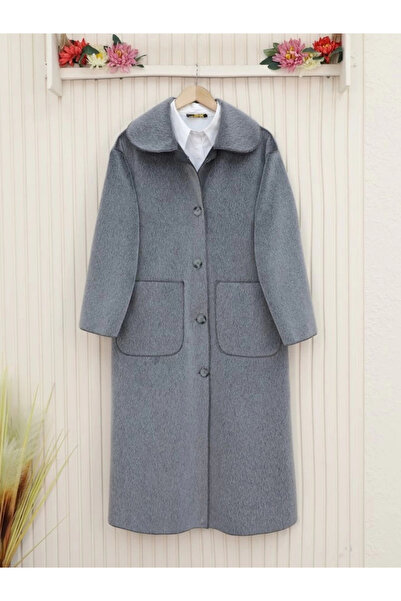 nedo7 Pocketed button-down coat - smoky