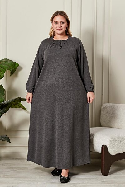 Ferace Women's Plus Size Square Neck Dress