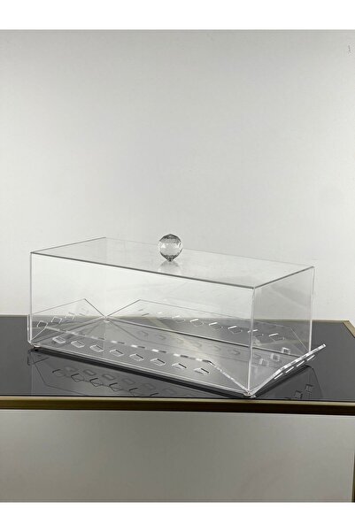 Afaq صينية تقديم اكريلك بغطاء