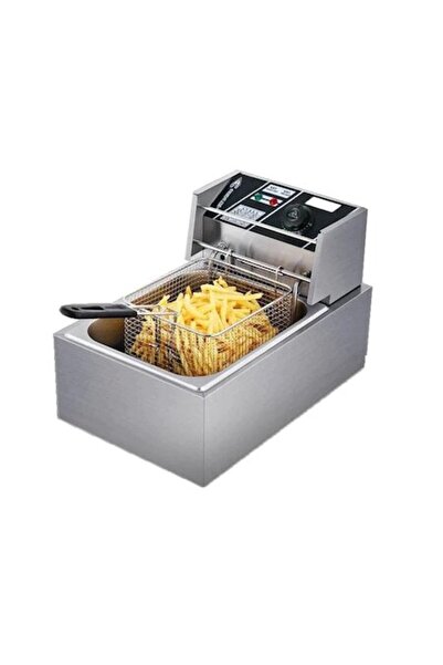 stuffix Electric Deep Fryer 6L Stainless Steel 2500W for Professional or Personal Use