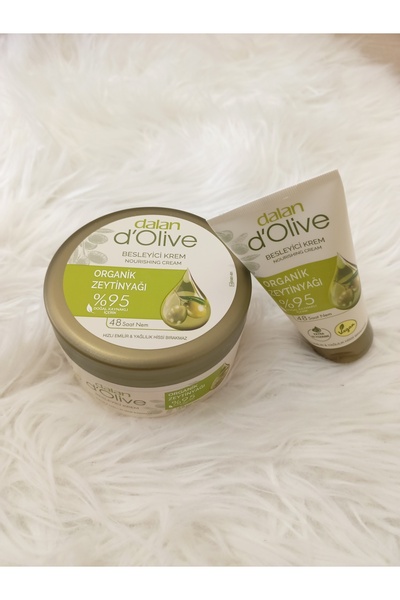 Dalan D' OLİVE ORGANİK ZEYTİN YAĞLI BESLEYİCİ KREM 250 ML + 60 ML KREM