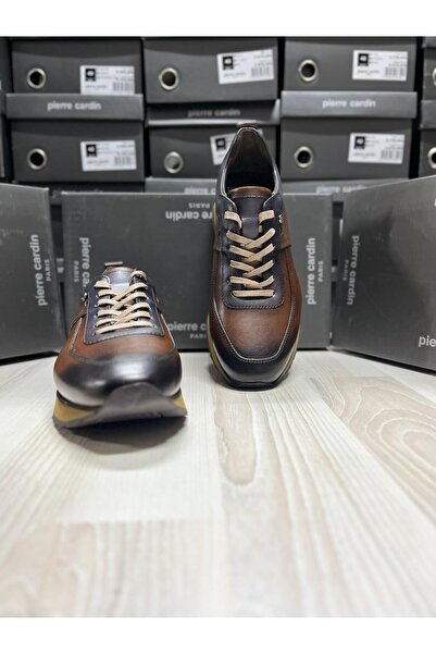 Pierre Cardin 11922830-1 Brown Leather Men's Shoes