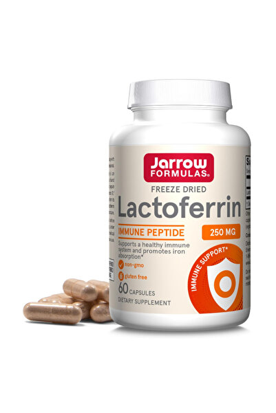 Jarrow Formulas Lactoferrin 250 mg - Immune-Supporting Glycoprotein - Healthy...