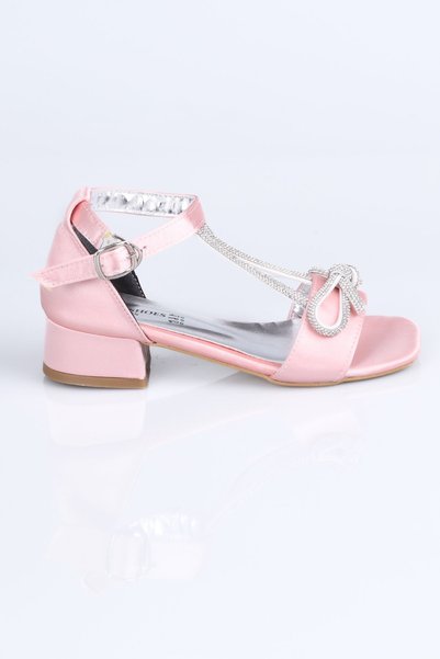 sibel kundura H.100 Bow Heeled Shoes-Powder - 33