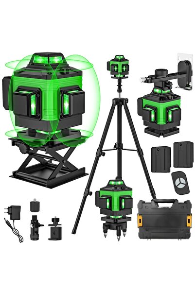 stuffix Laser level, self-leveling mode, remote control function, green, 6m