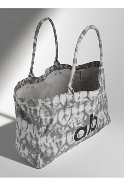 Alo Yoga Single-shoulder Canvas Bag for Men and Women, Large-capacity - Gray