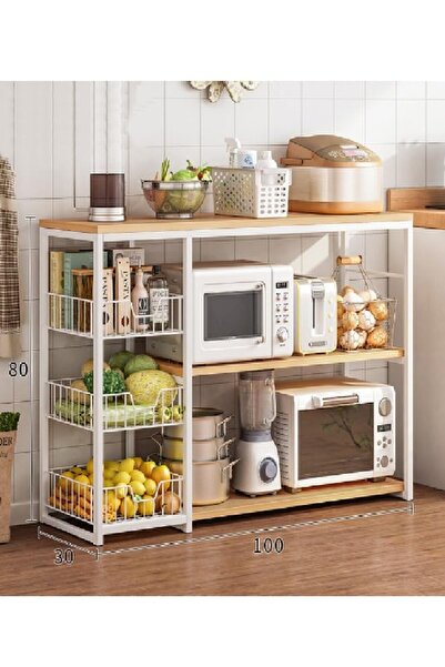 KEKE 3 Layer Kitchen Storage Rack