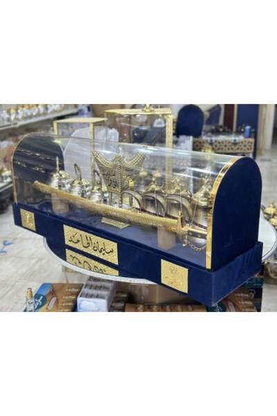 Nakheel صندوق نحاسي أصلي باللون الأزرق