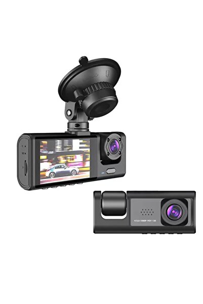OEM Triple Car Dash Camera S1 3 Channel DVR WiFi Night Vision Full HD 1080p Ultra Wide View with 32GB