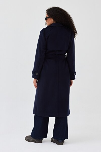 QANU Παλτό Lunaris Ναυτικό Μπλε