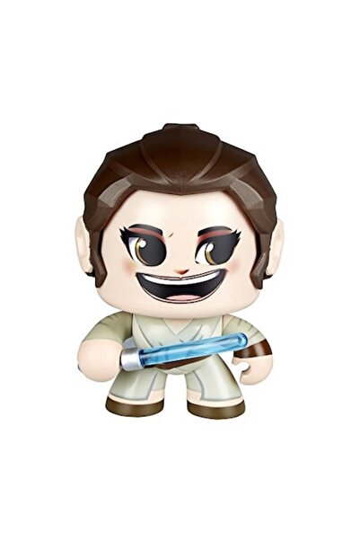 Hasbro Star Wars Figure, Rey (Jakku), 3 Faces, 12 cm, Mighty Muggs